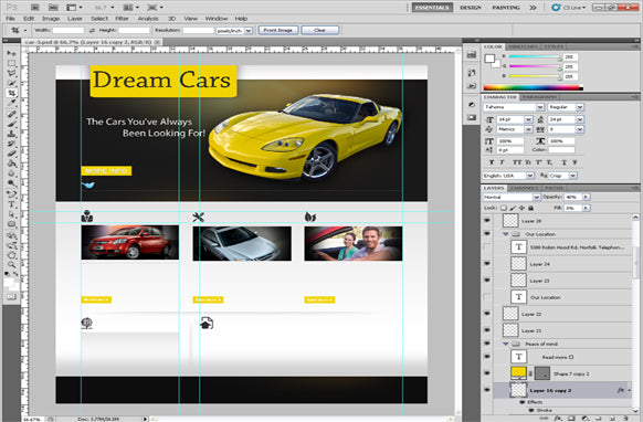 Dream Cars Modelo PSD